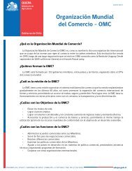 Organizacion Mundial de Comercio - Odepa