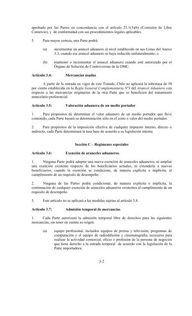 Â«Tratado de Libre Comercio Chile - Estados UnidosÂ» - Odepa