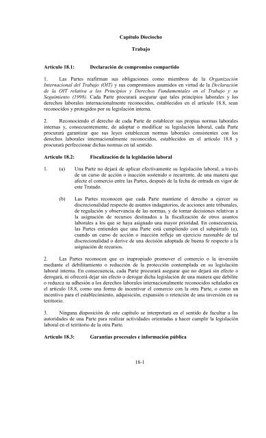 Â«Tratado de Libre Comercio Chile - Estados UnidosÂ» - Odepa