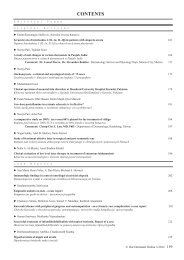 CONTENTS - Our Dermatology Online Journal