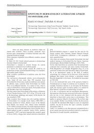 article in PDF - Our Dermatology Online Journal