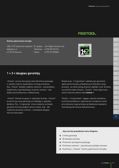 Servisas, sertifikatai.pdf - Festool