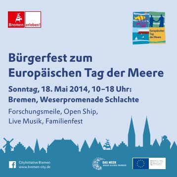 Bürgerfest zum Europäischen Tag der Meere
