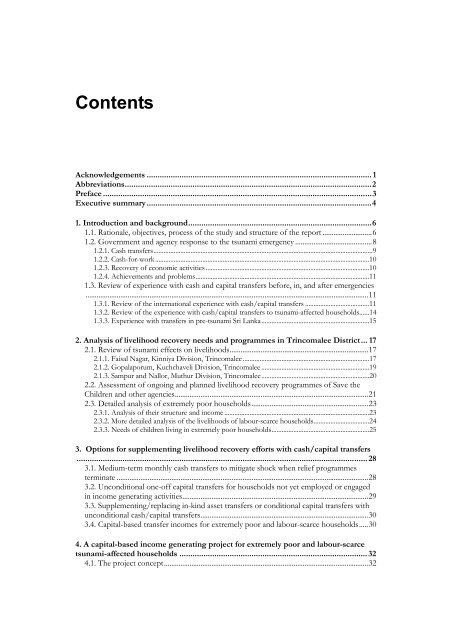 Feasibility study on a capital-based income generation scheme for ...