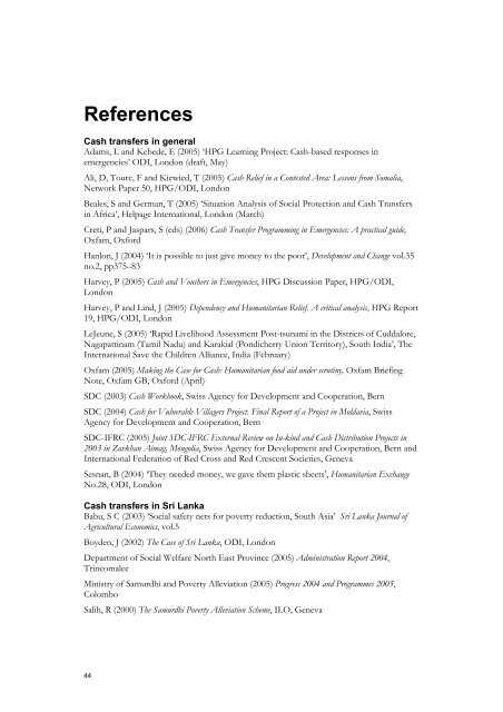 Feasibility study on a capital-based income generation scheme for ...