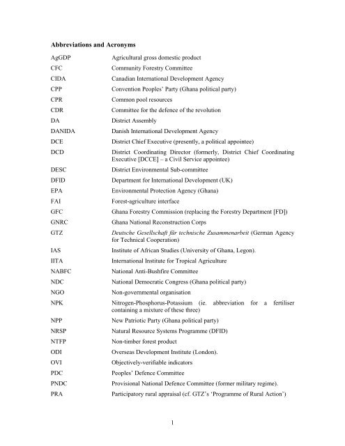 Poverty Dimensions of Public Governance and Forest Management ...