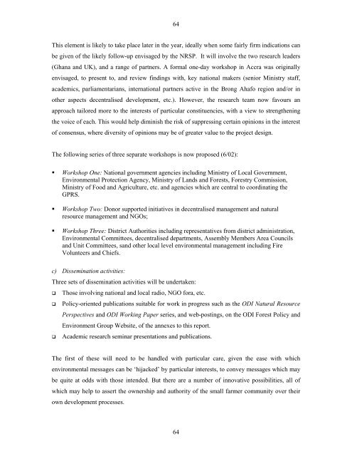 Poverty Dimensions of Public Governance and Forest Management ...