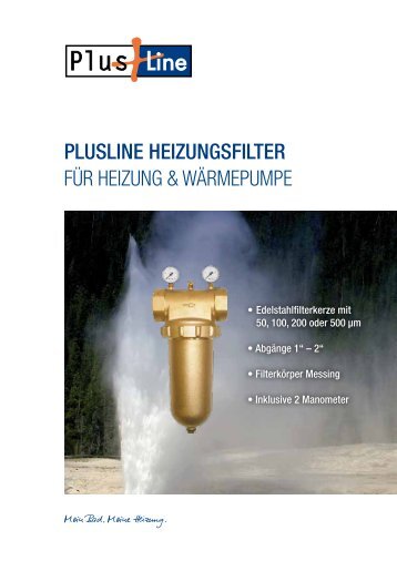 plusline heizungsfilter fÃ¼r Heizung & WÃ¤rmepumpe