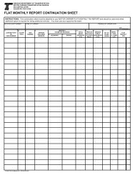 flat monthly report continuation sheet - Oregon Department of ...