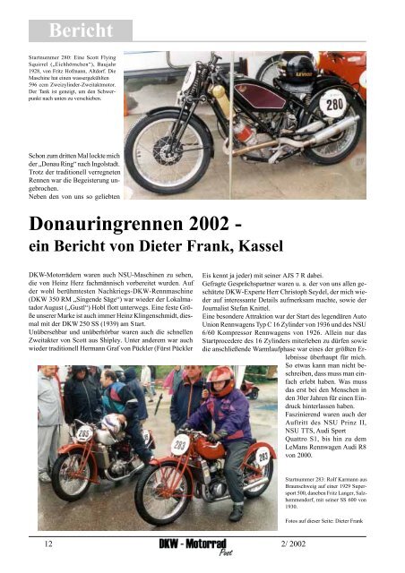 Donauring 2002 Techno-Classica - DKW Geyer Motorradteile