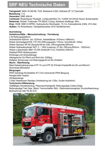 Jahresbericht 2009 - Freiwillige Feuerwehr Micheldorf in OÖ