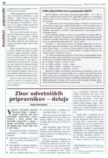 Å tevilka 22 - OdvetniÅ¡ka Zbornica Slovenije