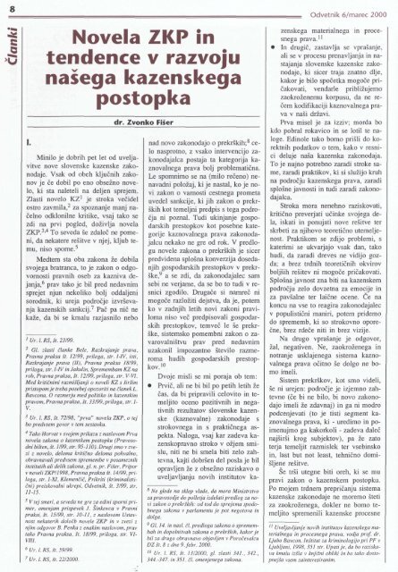 Å tevilka 6 - OdvetniÅ¡ka Zbornica Slovenije