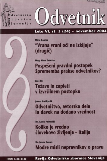 Å tevilka 24 - OdvetniÅ¡ka Zbornica Slovenije