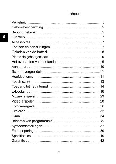 ODYS Genesis -Gebruikershandleiding - Nederlands-V1