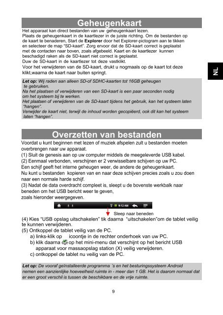 ODYS Genesis -Gebruikershandleiding - Nederlands-V1