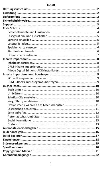 Bedienungsanleitung - Odys