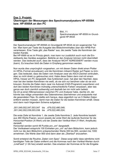 Die HPIB, GPIB, IEEE488, IEC-625 â Schnittstelle