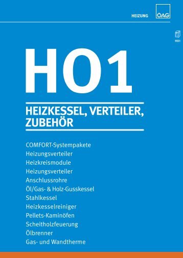ho1 heizkessel, verteiler, zubehÃ¶r