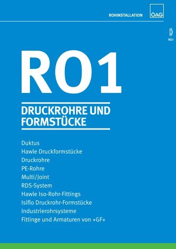 ro1 druckrohre und formstÃ¼cke