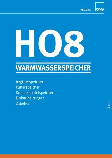 ho8 warmwasserspeicher