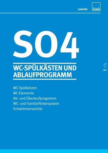 so4 wc-spÃ¼lkÃ¤sten und ablaufprogramm