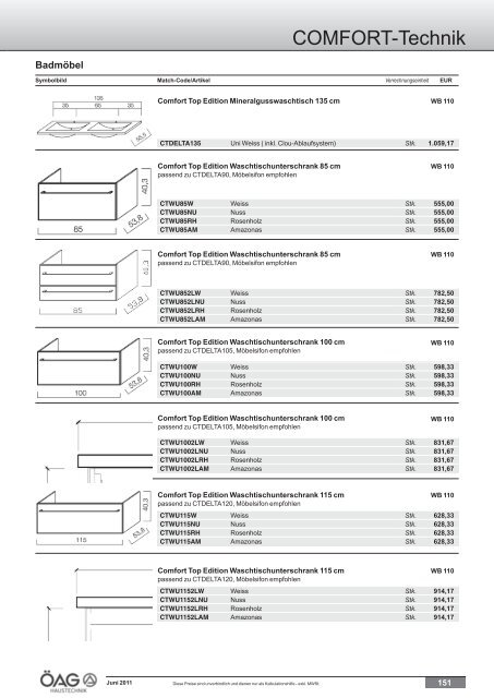 Comfort Technik Katalog (PDF mit ca. 60 MB)