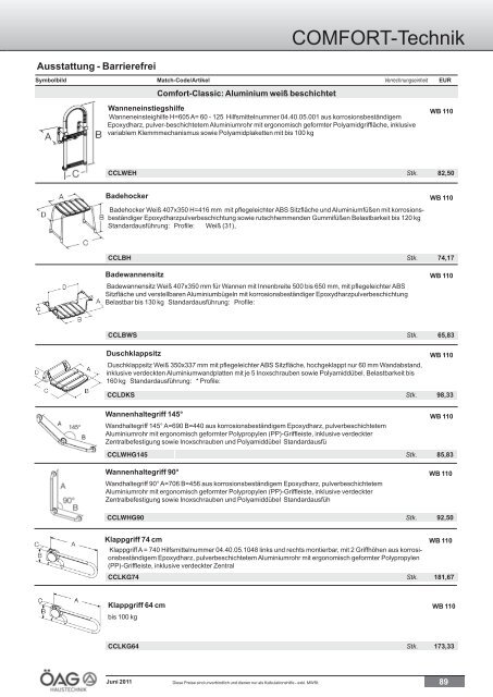 Comfort Technik Katalog (PDF mit ca. 60 MB)