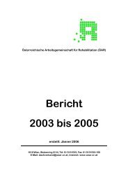 Jahresbericht 2003 bis 2005 - Ãsterreichische Arbeitsgemeinschaft ...
