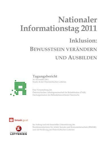 Bewusstsein verÃ¤ndern und Ausbilden (PDF, 151 KB)