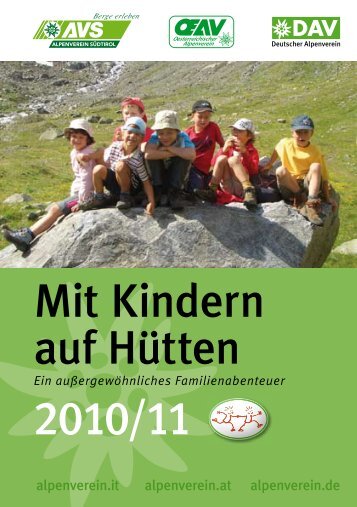 Mit Kindern auf HÃ¼tten 2010/11 - Ãsterreichischer Alpenverein Wien