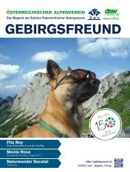 GEBIRGSFREUND - Ãsterreichischer Alpenverein Wien