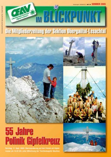 OeAV Obergailtal-Lesachtal Mitgliederzeitung Sommerausgabe ...