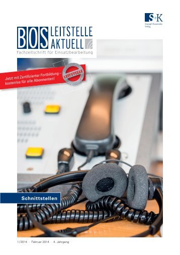 BOS Leitstelle Aktuell 1/14