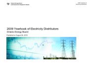 2009 Electricity Stats Version 1 - Ontario Energy Board