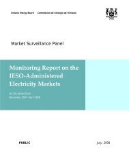 MSP report - Ontario Energy Board