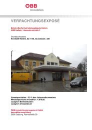 Expose Bahnhofbuffet Hallein - ÖBB-Immobilienmanagement GmbH