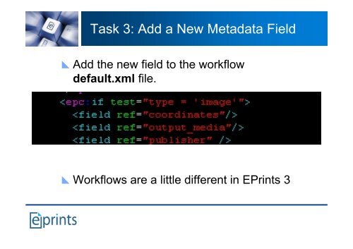 Repository Customisation: Configuring EPrints