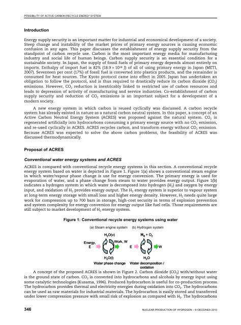 Nuclear Production of Hydrogen, Fourth Information Exchange ...