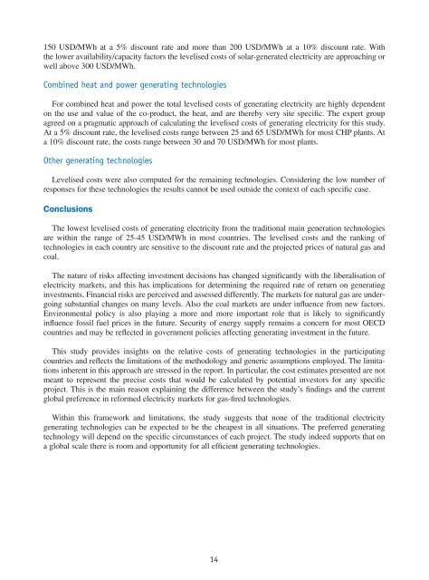 Projected Costs of Generating Electricity - OECD Nuclear Energy ...