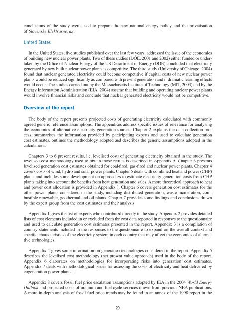 Projected Costs of Generating Electricity - OECD Nuclear Energy ...