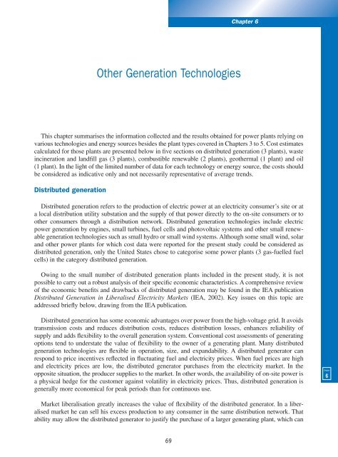 Projected Costs of Generating Electricity - OECD Nuclear Energy ...