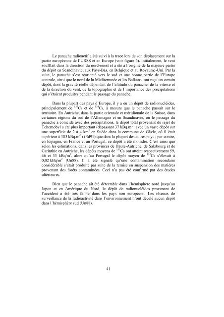 Tchernobyl : Évaluation de l'impact radiologique et sanitaire