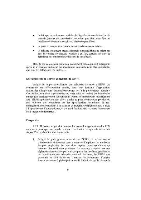 L'évaluation probabiliste de la fiabilité humaine dans les centrales ...