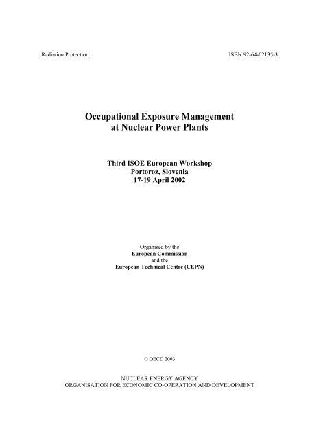 Occupational Exposure Management at Nuclear Power Plants 