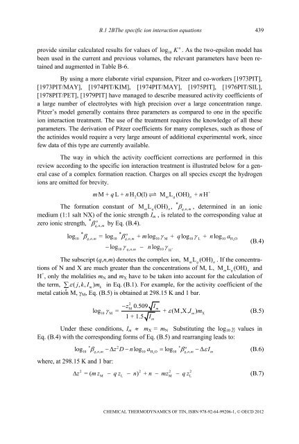 Chemical Thermodynamics of Tin - Volume 12 - OECD Nuclear ...