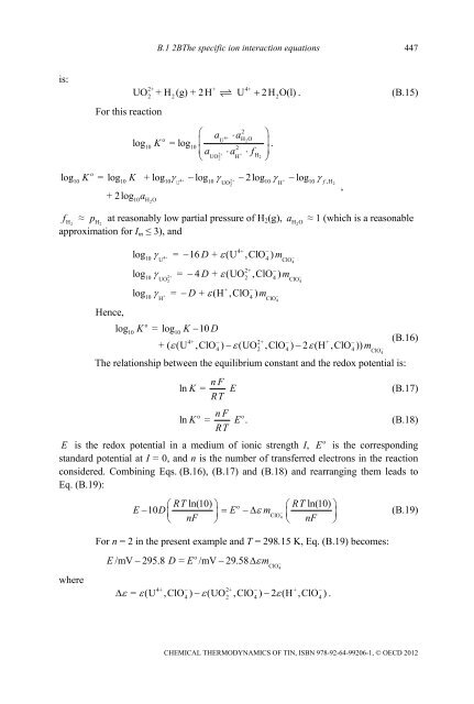 Chemical Thermodynamics of Tin - Volume 12 - OECD Nuclear ...