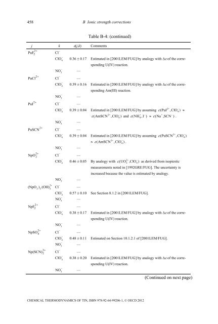 Chemical Thermodynamics of Tin - Volume 12 - OECD Nuclear ...