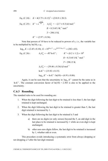 Chemical Thermodynamics of Tin - Volume 12 - OECD Nuclear ...