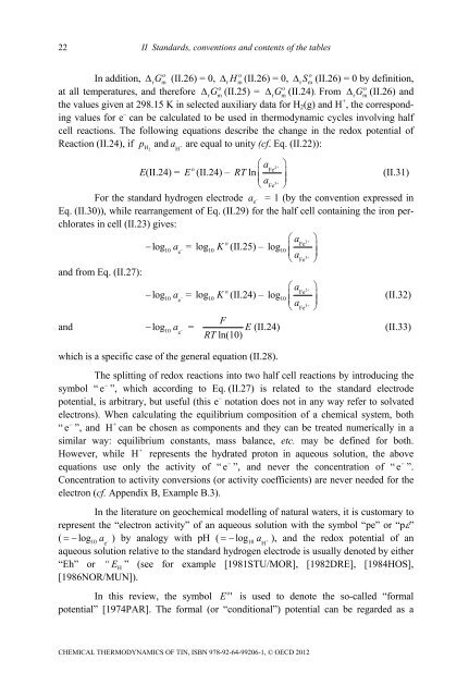 Chemical Thermodynamics of Tin - Volume 12 - OECD Nuclear ...